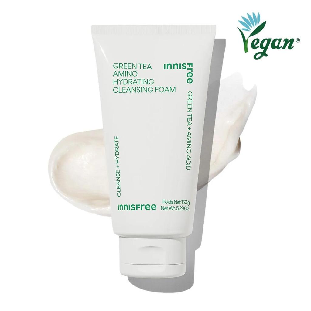 INNISFREE Green Tea Amino Hydrating Cleansing Foam 150g