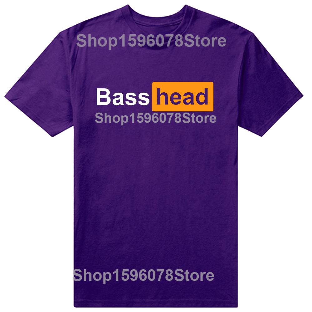 Funny Bass Head EDM Rave Dance Music Graphic Tshirt Men Womens Fashion Casual Oversized Tshirts Mens 100 Cotton T Shirt
