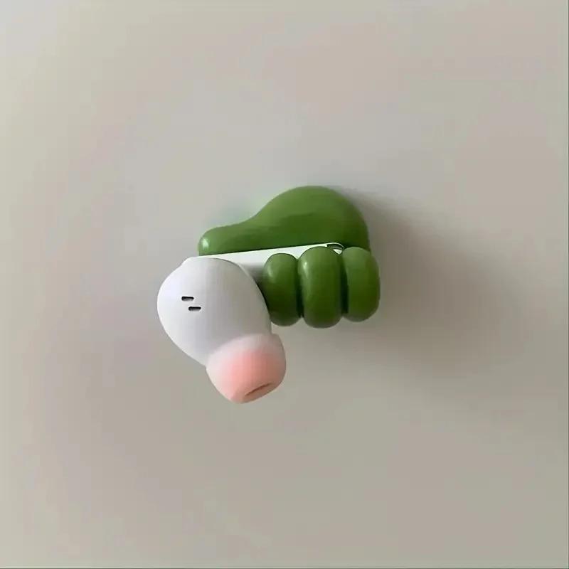 Thumb-shaped Cable Organizer, 10 Pieces, Storage Clips, Adhesive Hooks Without Drilling, Plastic, Perfect