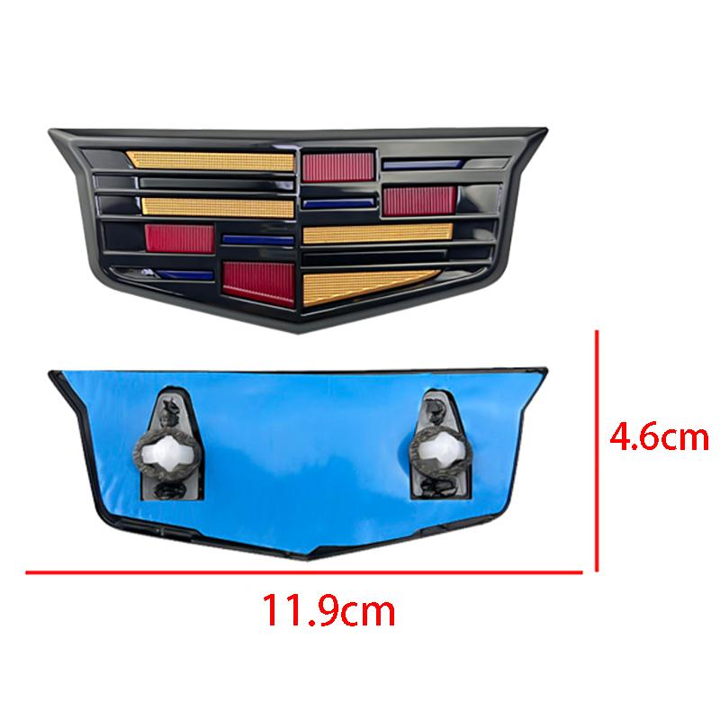 AABHW1 For Cadillac CT5 AWD 25T 28T 40T ABS Car Front Grille Emblem Cover Rear Trunk Badge Stickers Tail Displacement Decal Accessories