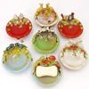 Multi-use Soap Dish Holder Cute Animals Storage Plate Organizer Decorative Trinket Dish Home Decor