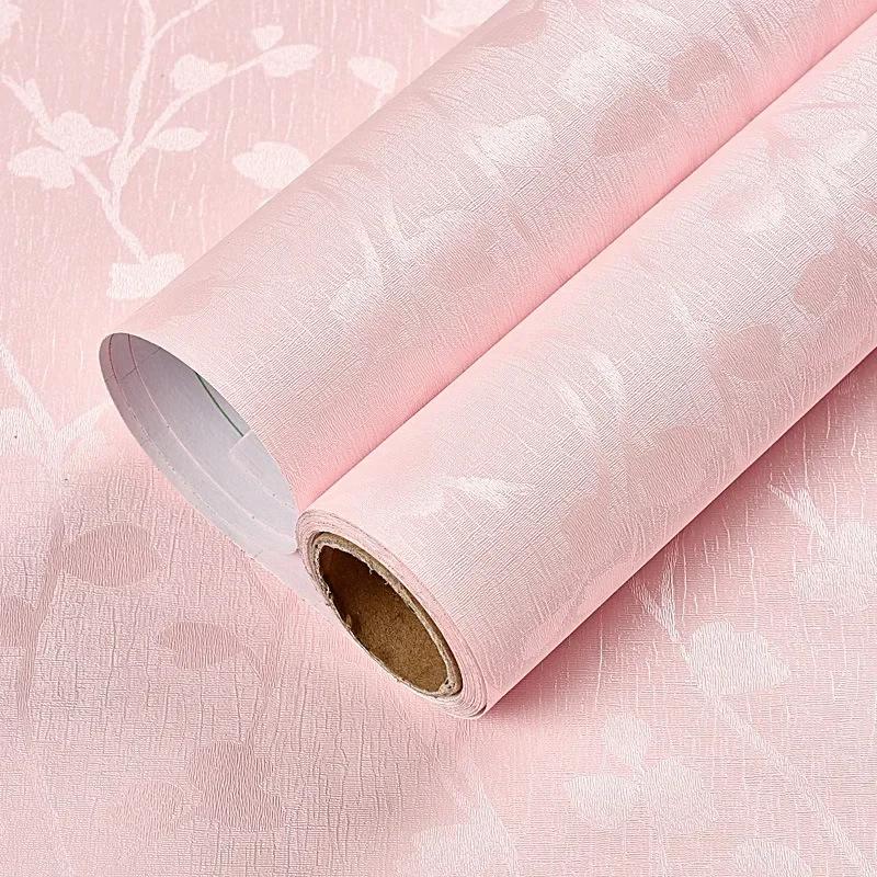 Однотонные самоклеящиеся обои Макарон Наклейка для реновации мебели и шкафов Спальня Виниловая пленка Сделай сам Гостиная Домашний декор