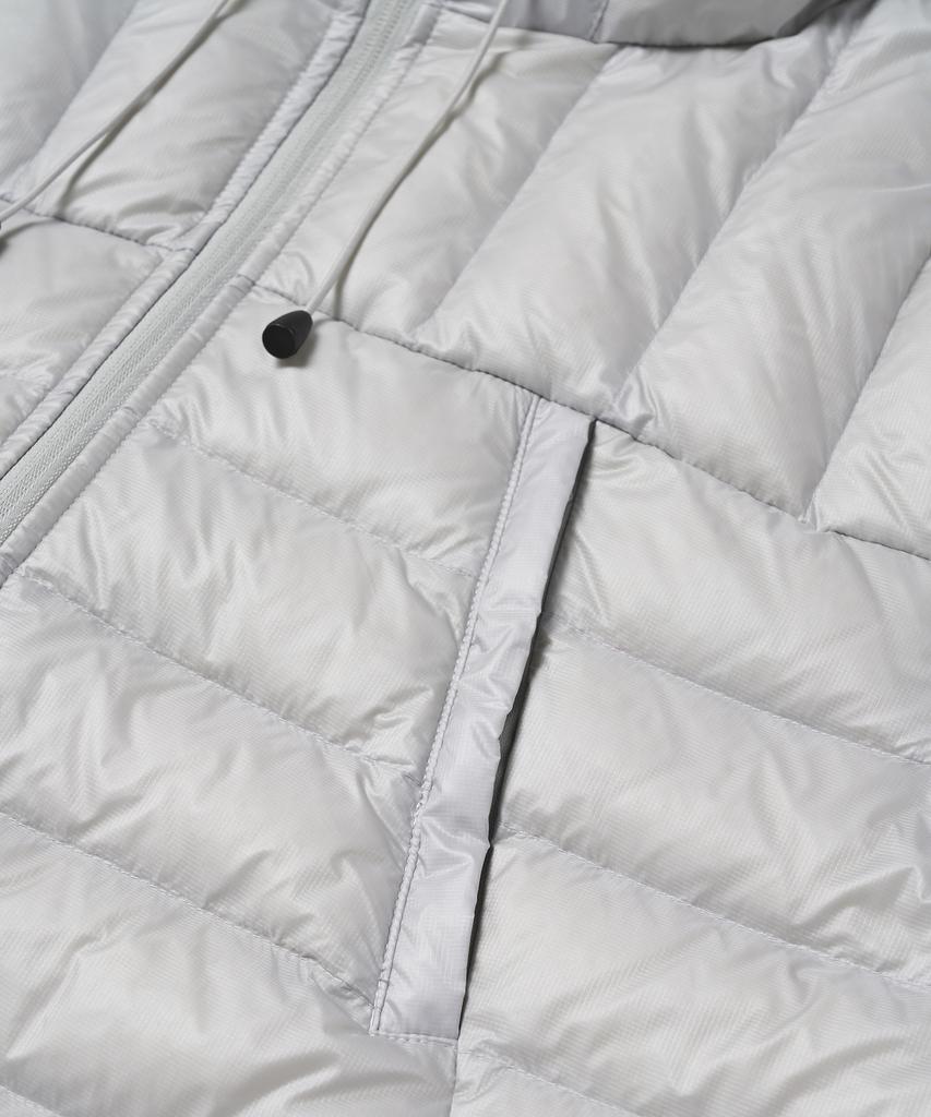 Куртка Lettercomo Shade Shell Light Down Puffer с наполнителем, светло-серая