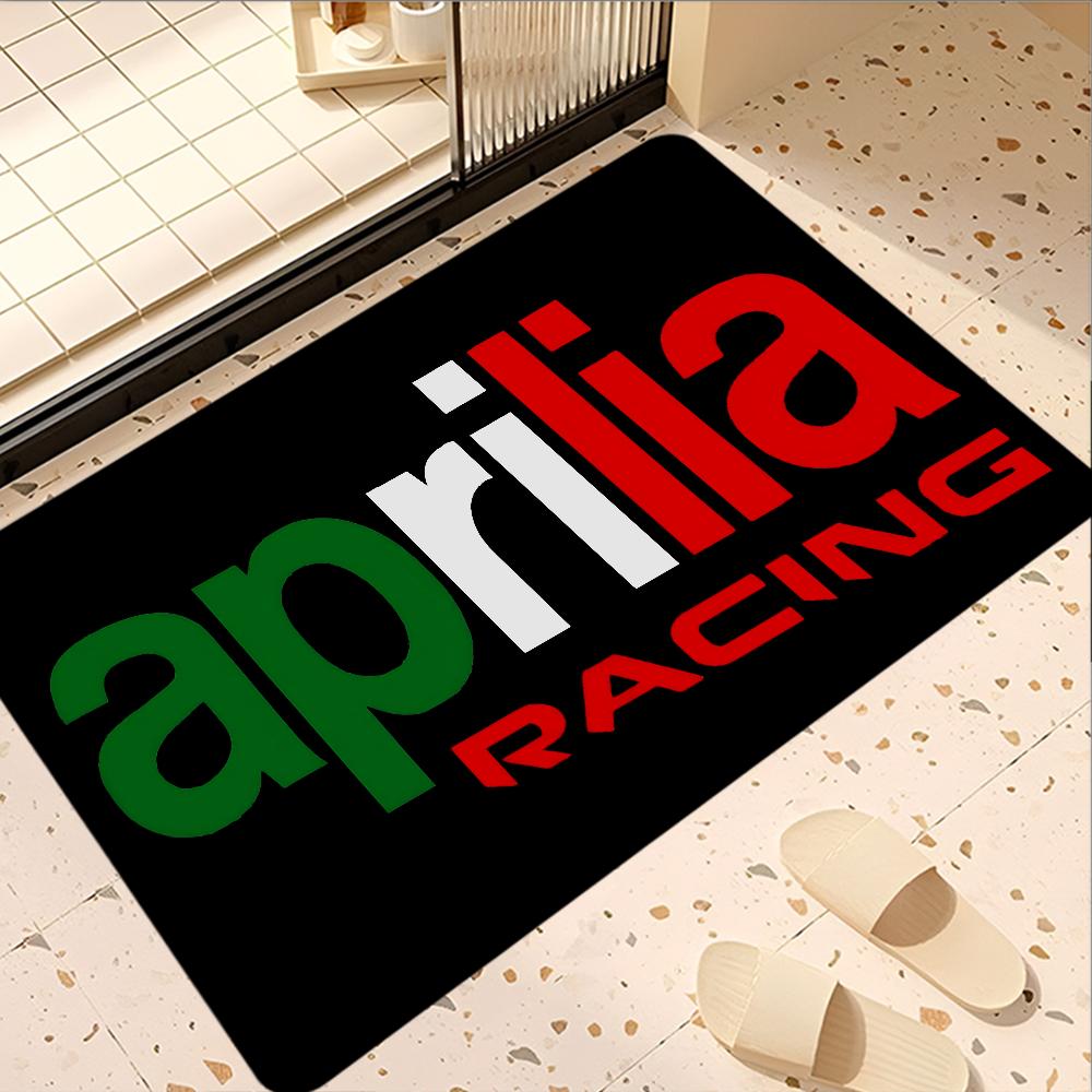 A-Aprilia Motorcycle Floor Mat Retro Multiple Choice Living Room Kitchen Rug Non-Slip Modern Home Decor