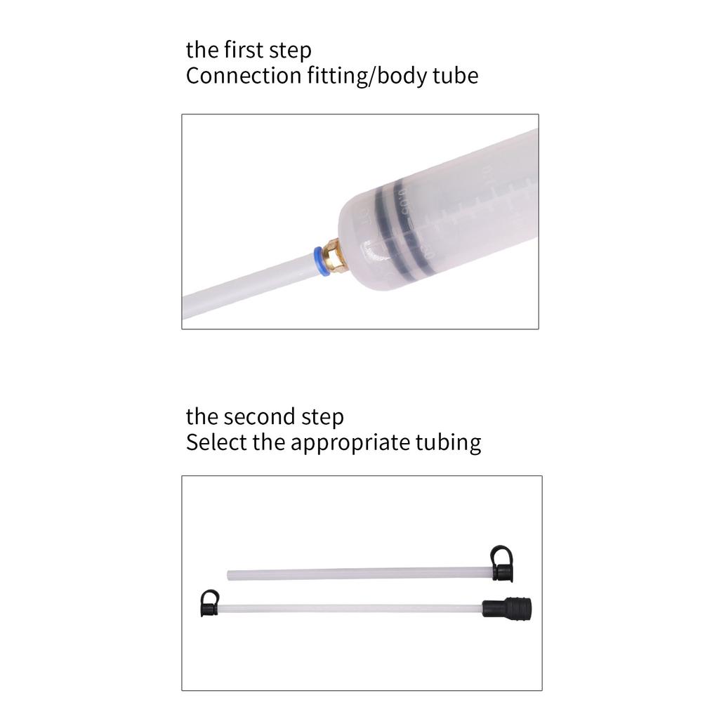 Efficient Oil Suction Syringe Extract Transfer Fluid Extractor Filling Syringe Pump Manual Suction Vacuum Fuel Transfer