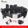 Nylon Multifunctional Black Oxford Cloth Security Belt - Eight-Piece Patrol Duty Training Set
