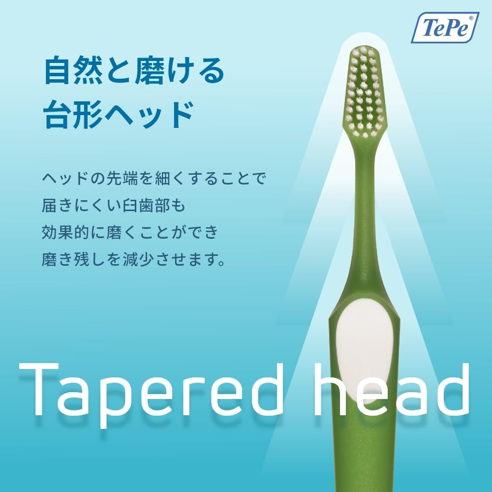 TePe Случайные 10 штук Зубная щетка, Двухслойная, Supreme, Цвет,