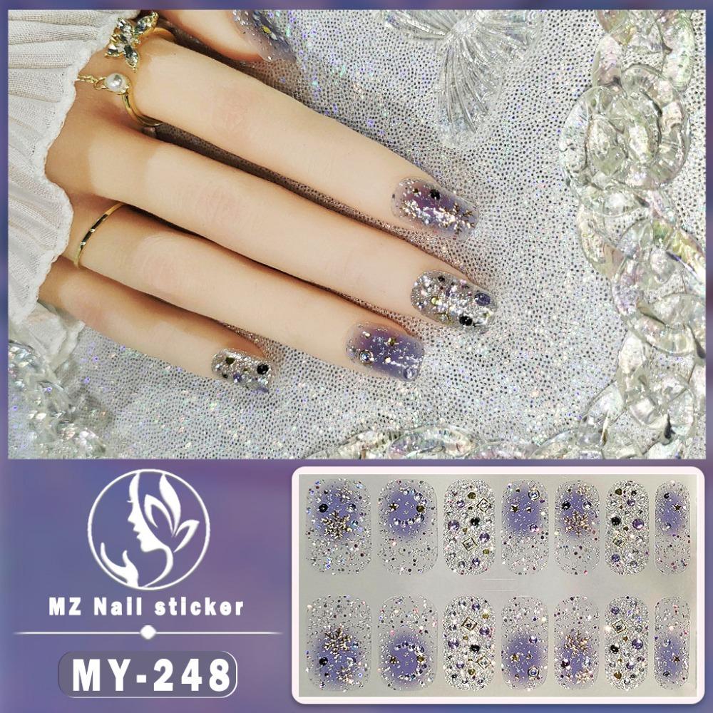 Трехмерная водонепроницаемая самоклеящаяся пленка для гель-лака, не требующая запекания, полная наклейка, европейская и американская сексуальная пленка для ногтей, бумага для ногтей