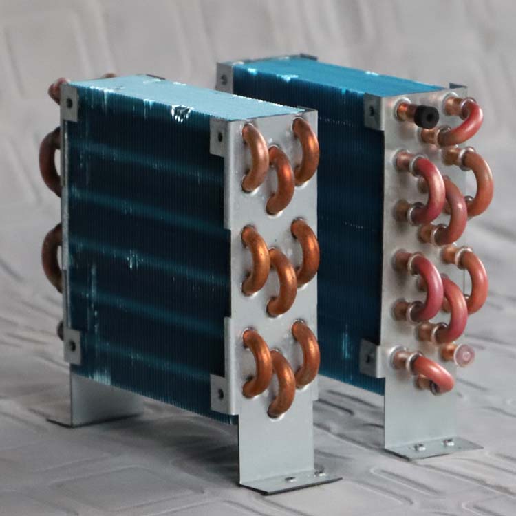 CP3X6X120 PURSWAVE Мини-конденсаторный испаритель 7-мм медная трубка алюминиевое оребрение теплообменник Совместим с 1 шт. вентилятора 120*120 мм