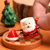 Миниатюрная чашка Санта-Клауса, украшение, миниатюрная рождественская чашка, сценический пейзаж, полимерные аксессуары для кукольного домика, рождественские поделки и подарки