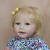 BZDOLL 55 см, мягкая силиконовая кукла реборн с 3D-краской, с кровеносными сосудами, 22 дюйма, блондинка Лиза, одевается как настоящая игрушка для девочек Bebe