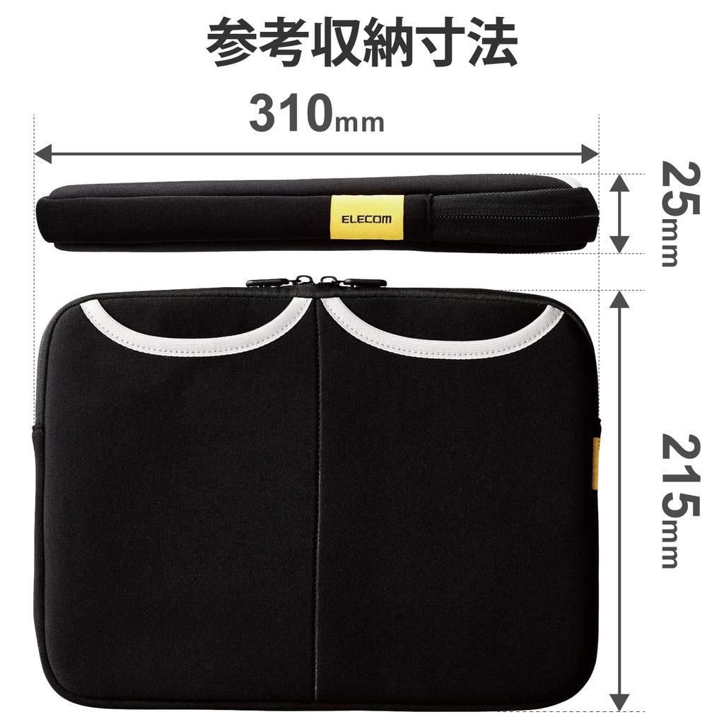 Elecom ПК Компьютер Хранилище для ноутбука AC с MacBook Air MacBook Pro 13 дюймов Surface Go 3 ноутбук Go 2 и черный чехол, чехол, 11,6 дюйма, ПК, мышь,