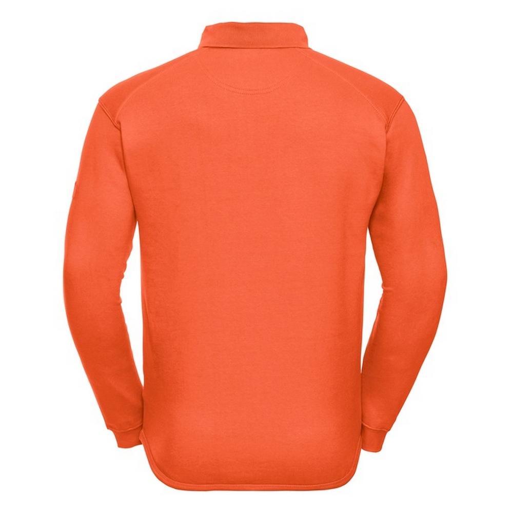 Russell Mens Heavy Duty Collared Sweatshirt