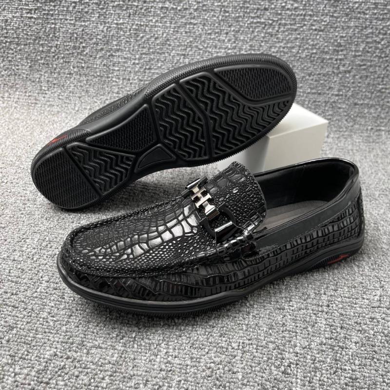 Мужские кожаные туфли из коровьей кожи первого слоя, туфли Doudou, мужские повседневные кожаные туфли из натуральной кожи, мужские туфли средней высоты