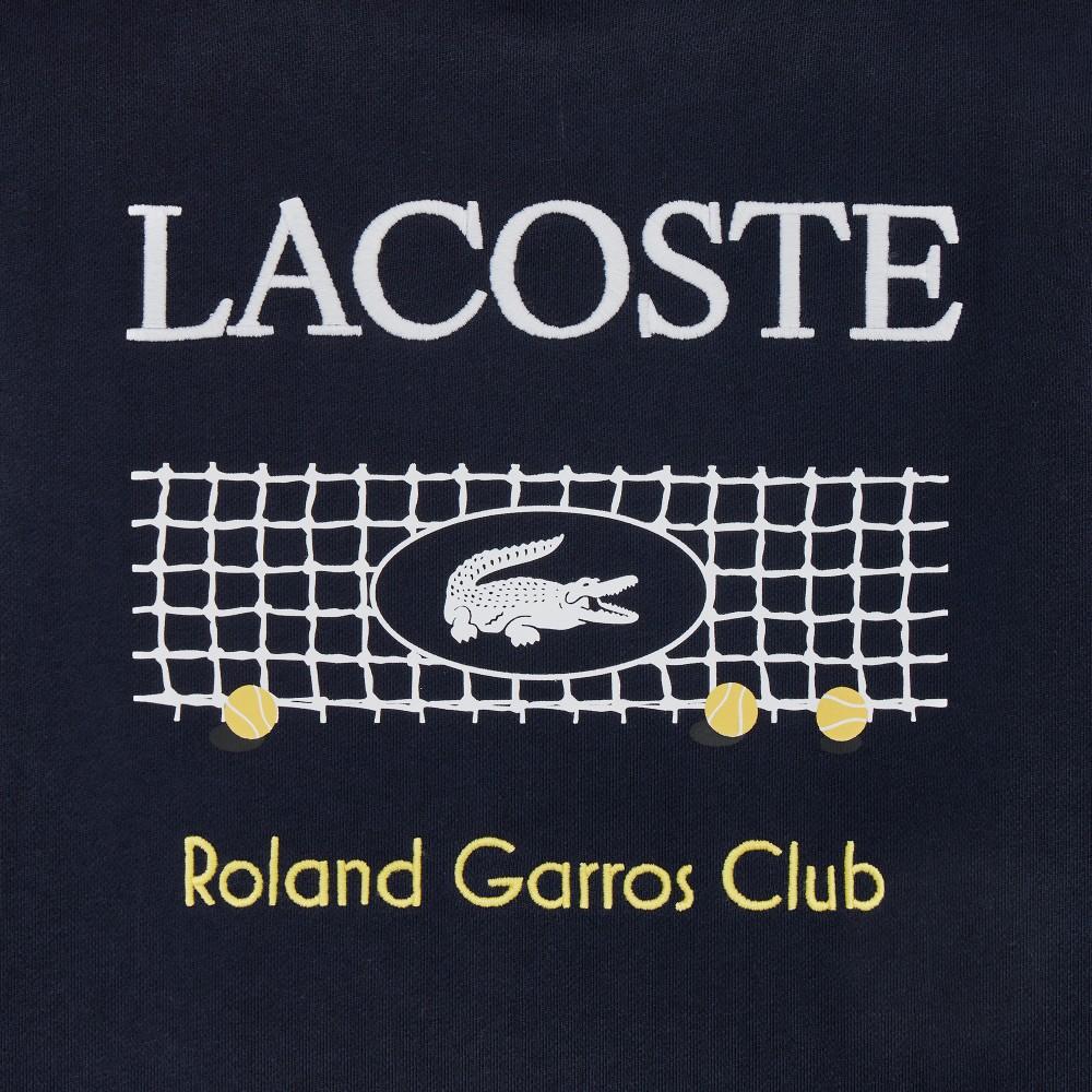 [lacoste] Men's Roland Garros Graphic Crewneck Sweatshirt SH0372-56G166