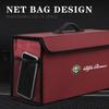 For Alfa Romeo Car Trunk Storage Bag Leather Camping Box Collapsible For Alfa Romeo Giulietta GT 159 147 156 Mito Brera Giulia FZQ5 