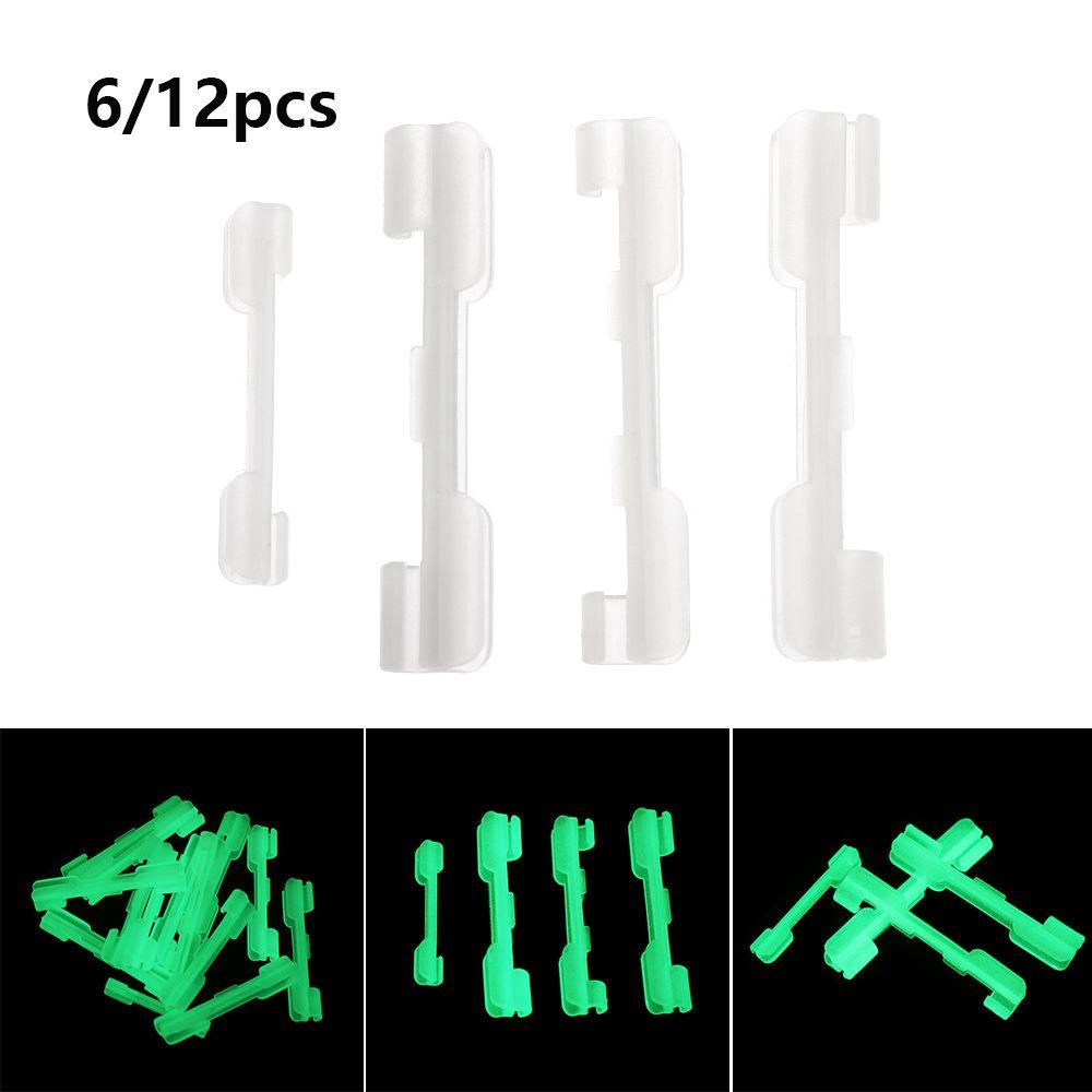 New Light Dark fishing rod feeder fluorescent light sticks float hold Fishing glow stick Clip