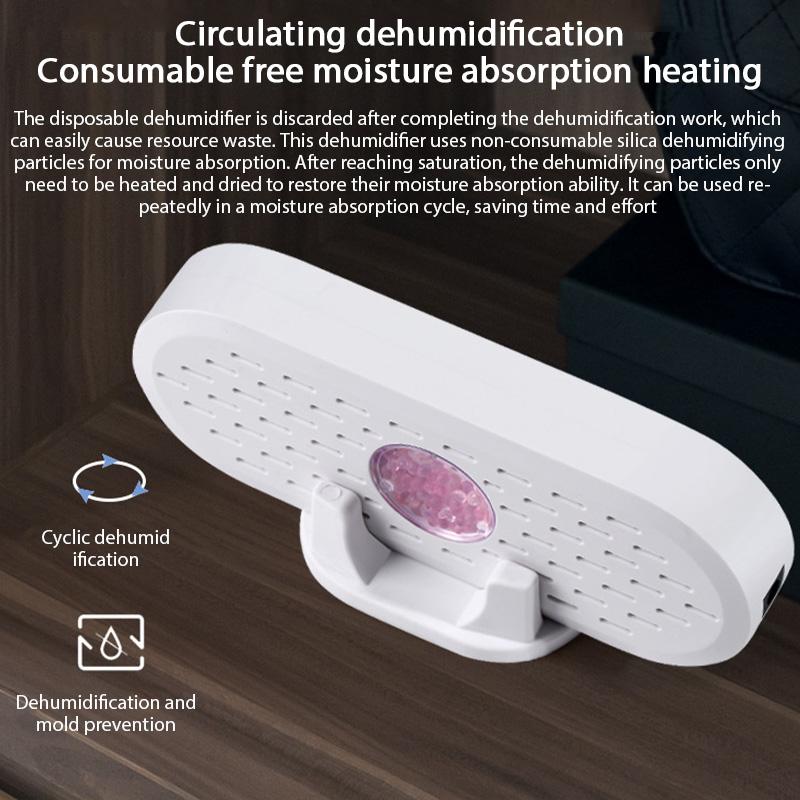 Портативный осушитель многоразовый домашний мини-осушитель для спальни, офиса, шкафа для обуви, поглотитель влаги, маленькие осушители