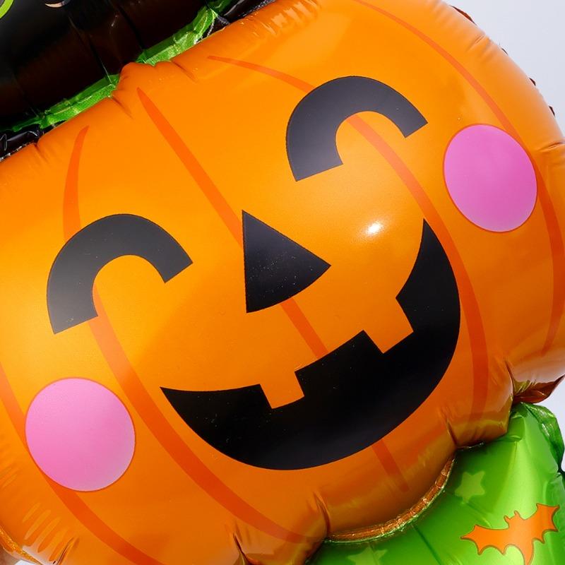 10 шт. смешанных надувных воздушных шаров на Хэллоуин, палочки для ведьм, тыкв, кошек, привидений, шариков, украшений для вечеринки на Хэллоуин
