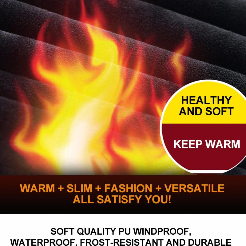 Кожаные брюки, утепленные леггинсы из искусственной кожи большого размера с высокой талией, бархатные теплые брюки с высокой талией, S ~ 3XL