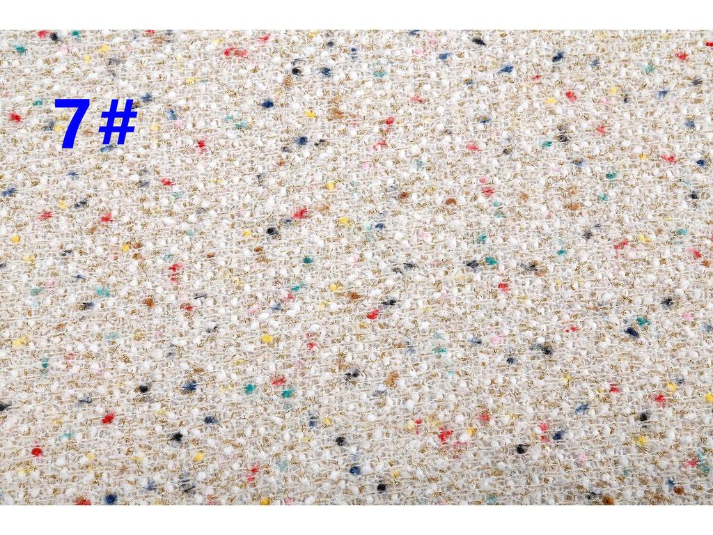 Толстая трикотажная ткань с рисунком гортензии, окрашенная иглой: 2024 Осень/Зима Цветной Маленький Аромат Стиль Ткань