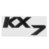 BBDO3 3D Metal Chrome Black K2 K3 K4 K5 KX7 Letters Logo Rear Boot Trunk Emblem Badge Sticker for Kia Car Styling Accessories