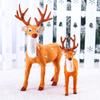 1 шт. плюшевый олень, украшение, рождественская имитация, рождественский олень, сказочная вечеринка, миниатюры оленей, реквизит, украшения в виде оленей, домашний декор