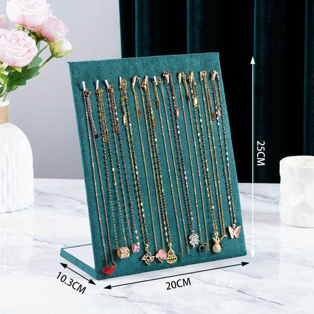 Large Bracelet Display Rack Flannel Jewelry Collection Rack New Necklace Display Shelf