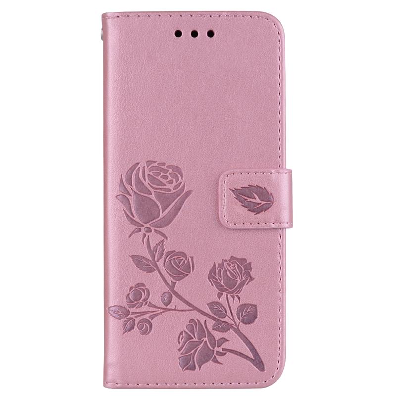 Кожаный чехол-книжка с рисунком розы для Xiaomi Mi A1 A2 Lite 9T A3 Redmi Go 6A 7A 8A S2 9A Note 4 4X 7 5 6 8 9 Pro 5A 8T 9S