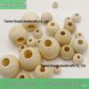 Large Wooden Lotus Beads: 8-50mm Handmade Round Beads for DIY Jewelry Accessories