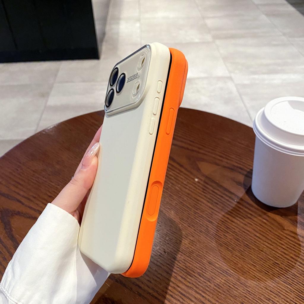 Чехол-бампер из жидкого силикона со стеклянной защитой всей камеры для iPhone 17 Air 16 15 14 Plus 13 17 Pro Max, ударопрочный, мягкий