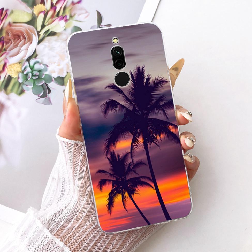 Прозрачный чехол для Redmi 8 Чехол Милый Модный Смешной Расписной Корпус для Xiaomi Redmi 8 M1908C3IC MZB8255IN M1908C3IG M1908C3IH