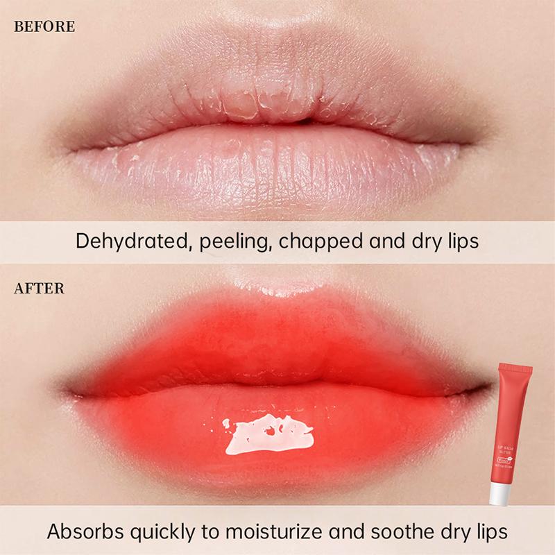 6Pcs Tinted Lip Butter Balm Set 6 Scents Shea Butter Lip Mask For Dry Lips 15g Each