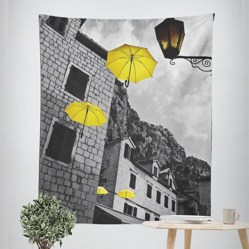 Креативный декоративный гобелен в серо-белых тонах для украшения стен дома, офиса, гостиной, гобелен