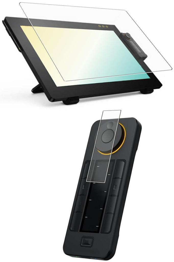 Of 2 ClearView Xencelabs Pen Display Screen Smooth Made In [Set (Screen + Quickies)] 24-inch (LPH2412U-A) - High-Performance Anti-Reflective