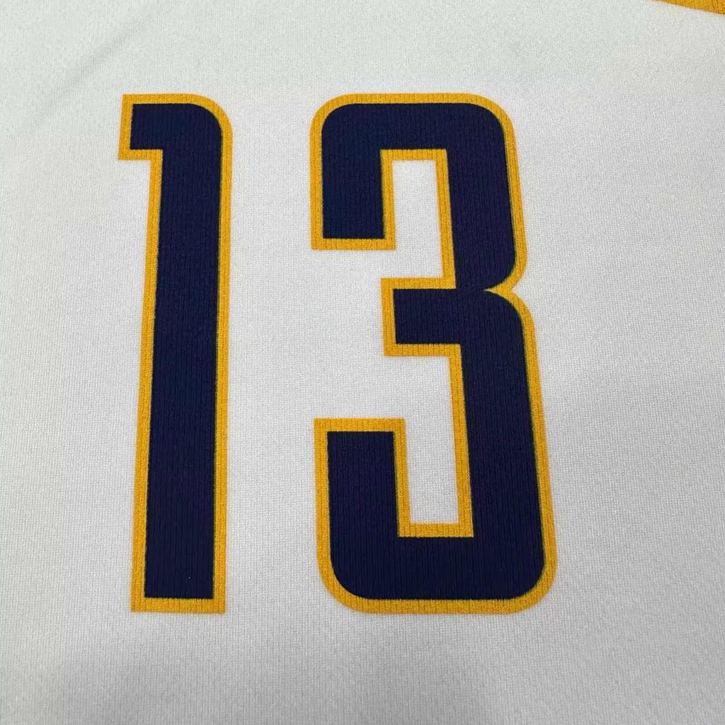 Adidas X NBA Collaboration Indiana Pacers George 13 REP Print Pullover V-Neck Sports Comfortable Basketball Jersey Unisex Jersey 7818A-3A5-AEB2511
