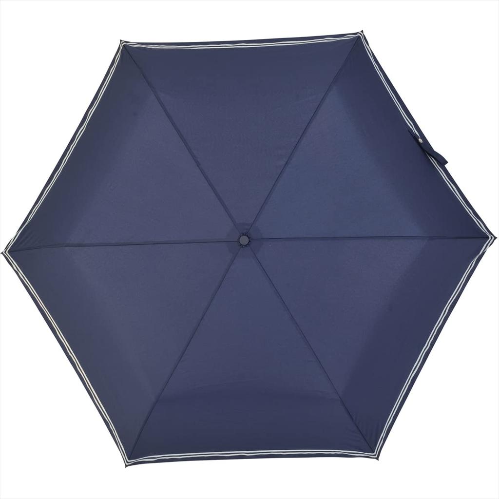 Элегантный складной зонт цвета моряк бордюр мини 55 1620NV