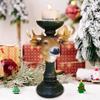 Фигурка Оленя Подсвечник Винтажная Статуэтка Головы Оленя Подставка для Свечи Рождественский Декор Подсвечник Олень для Центра Стола Домашнее Украшение