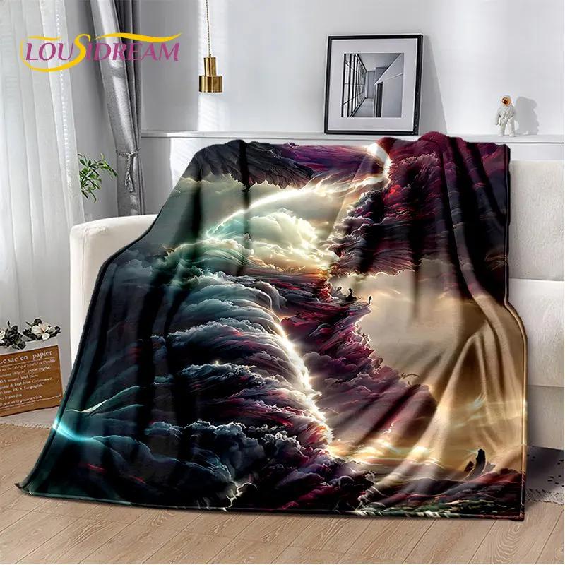 3D Natural, Tornado, Cloud Soft Plush Blanket, фланелевое одеяло, плед для гостиной, спальни, кровати, дивана, пикника, детей, офиса