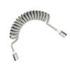 ABS Spring Flexible Shower Hose for Water Plumbing Toilet Bidet Sprayer Gun Bathroom