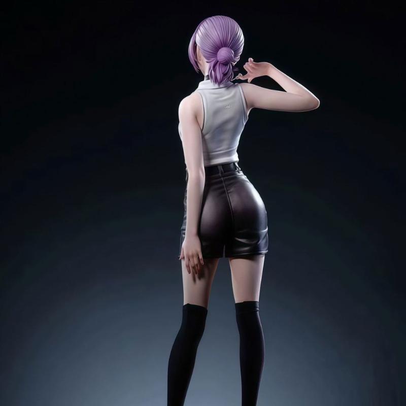 Человек-бензопила Резе Ризе ПВХ Статуэтка Серия Дьяволов Сексуальная Девушка Аниме Фигурка Модель Настольное Украшение Коллекция Игрушки Подарки на День Рождения