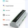 Tuya ZigBee 16-Channel Smart Dry Contact Switch for Wired Curtain Motors