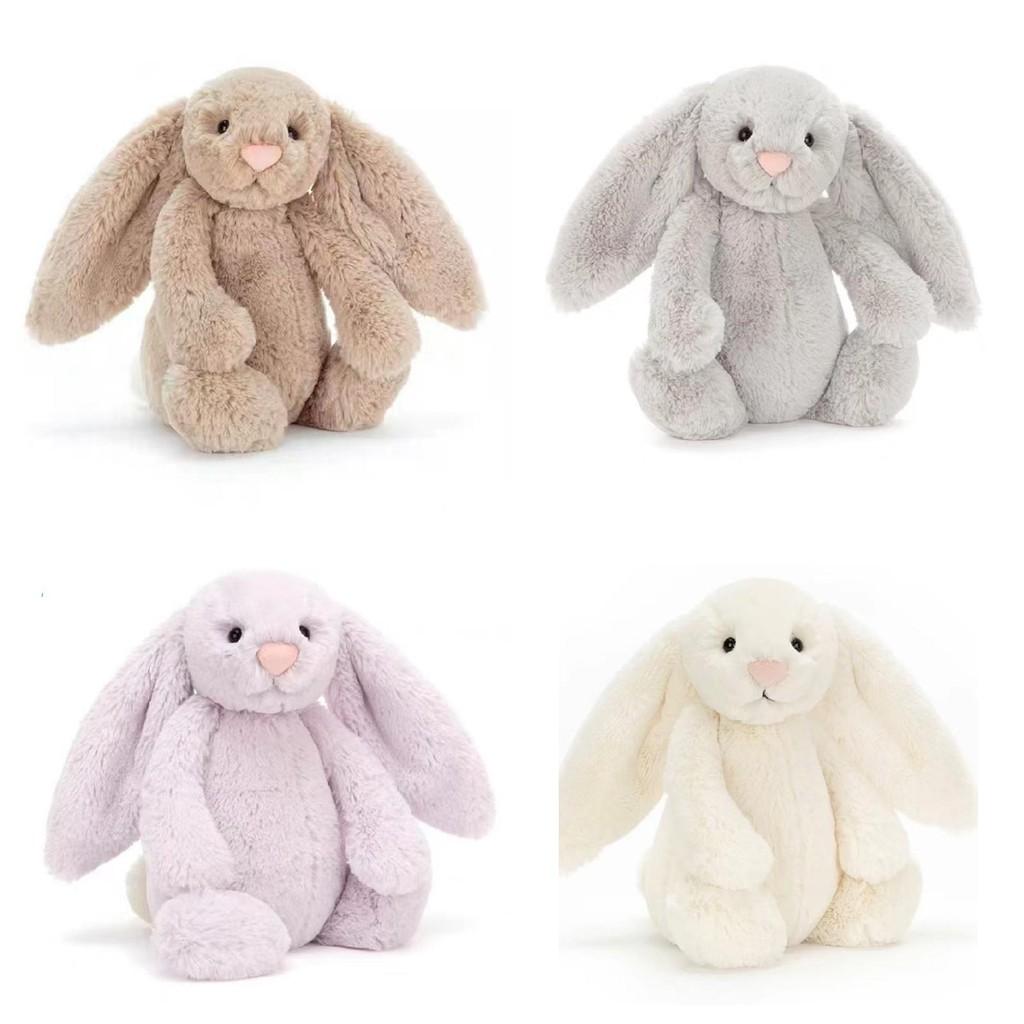 Плюшевая игрушка-кролик Jellycat из мягкой ткани, для подарка и декора