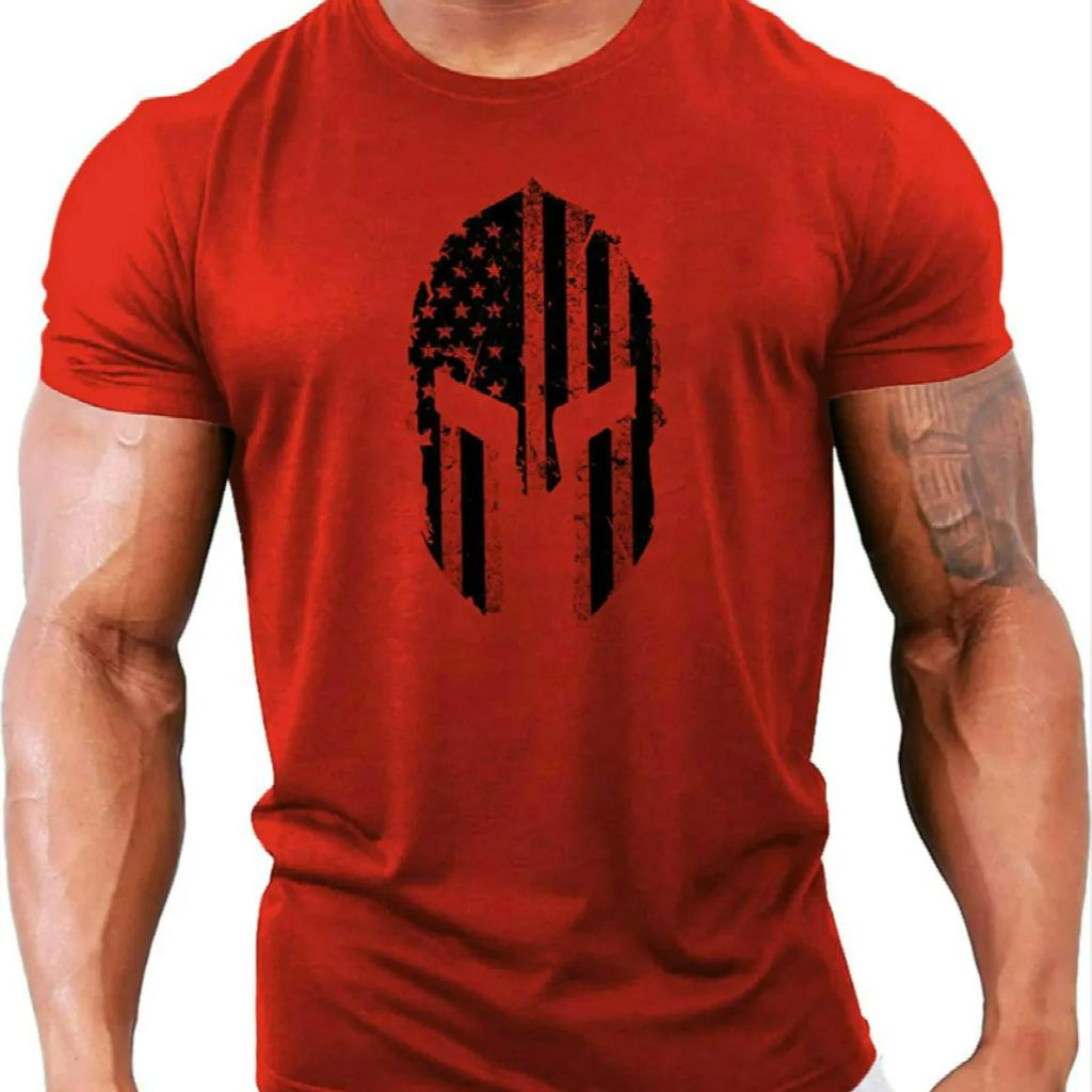 2022 солдатская футболка с коротким рукавом, мужская летняя повседневная дышащая быстросохнущая спортивная рубашка в полоску со звездами, большие размеры