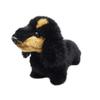 Sanei Boeki Graceful Dog In Dachshund S Black Tan Standing Plush Toy Total Length 26cm (Made Japan) & I-6860