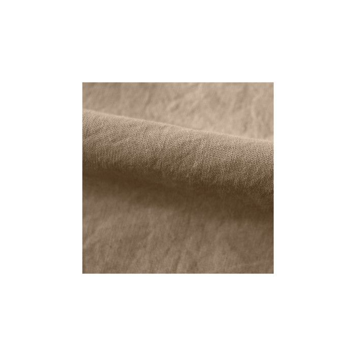 Palace Fitted Sheet 100% Washed Dyed Cotton 63 Threads/cm² South Wind - Palace Camel - 140 X 190 Cm 35 Cm Cap