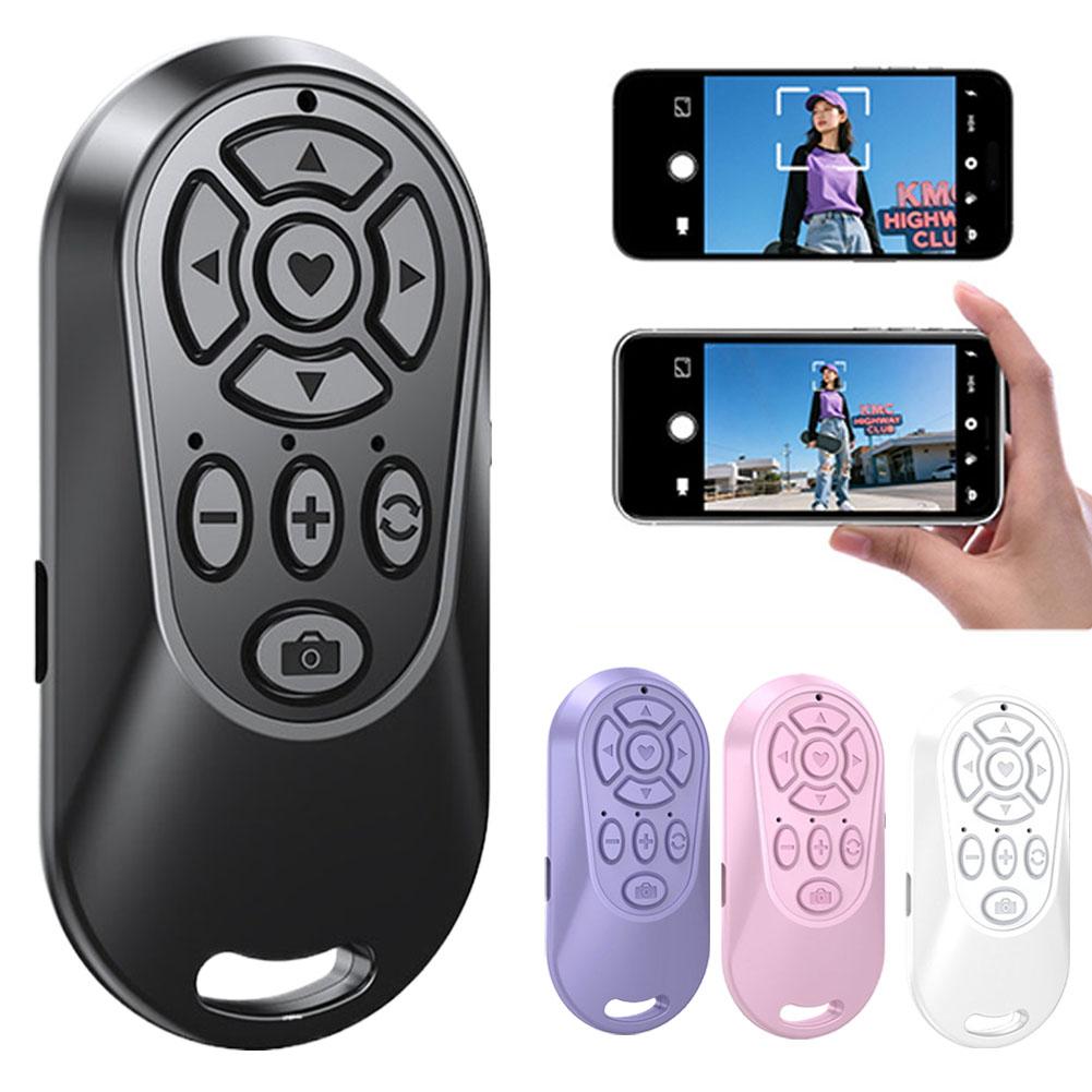 1Pcs Wireless Camera Remote Control Zoom & Focus Shutter Selfie Rechargeable Camera Video Recording Remote For Mobile Phone
