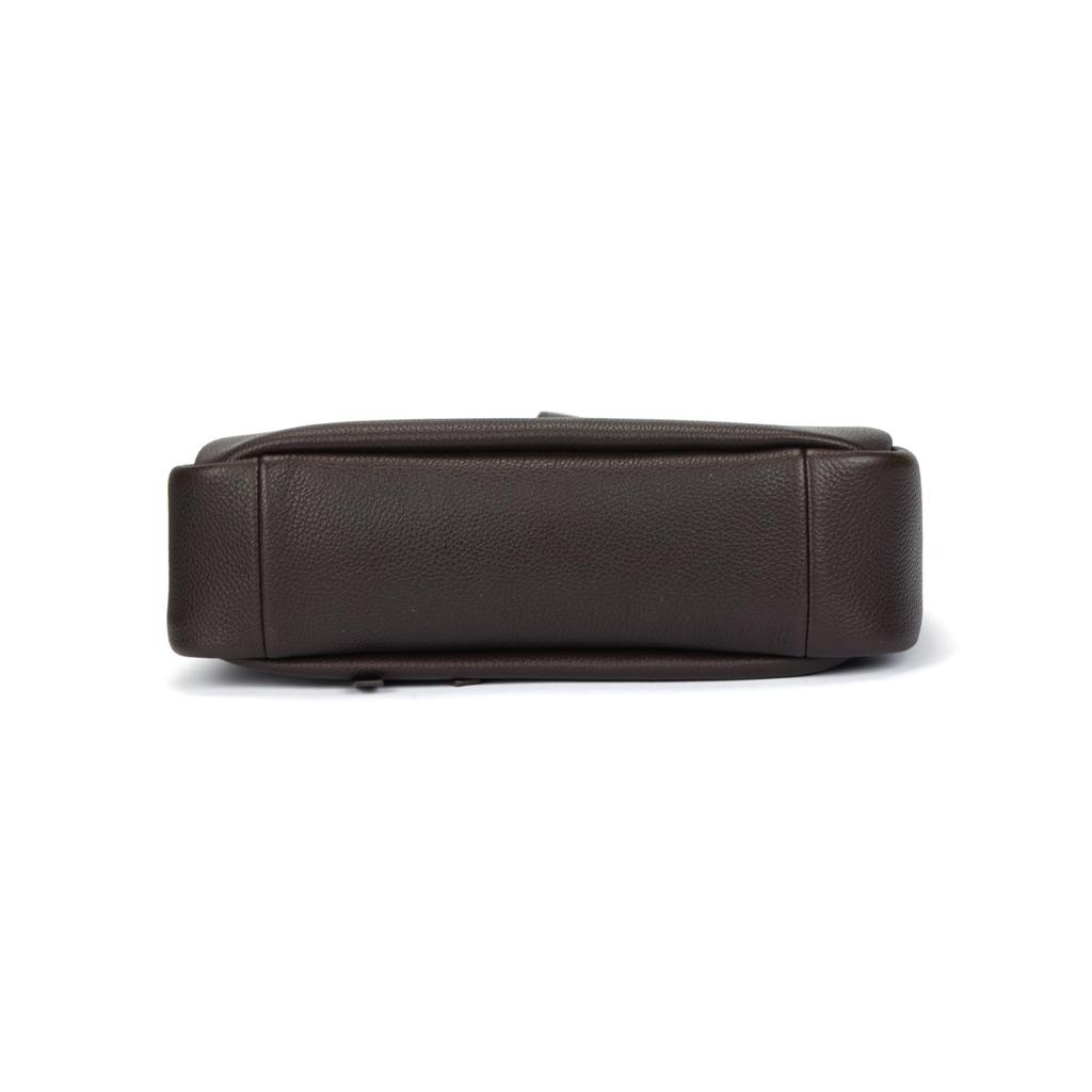 Tory Burch Romy Leather Shoulder Bag With Gold Hardware Small Women Bags Dark-Brown 176674-201