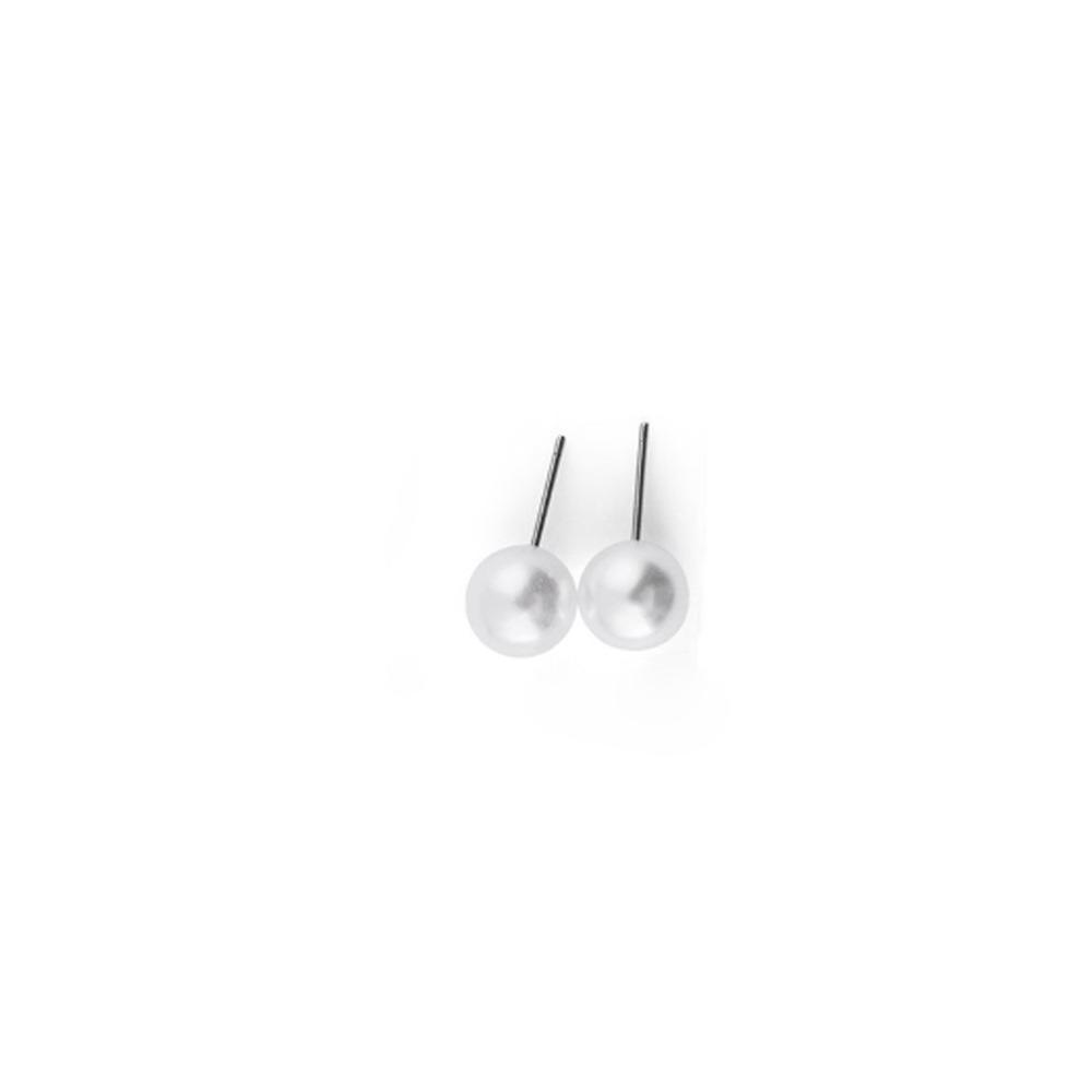 Round Shape Round Ball Earrings 4mm 5mm 6mm 8mm 10mm 12mm Ear Stud New Pearl Earrings Women