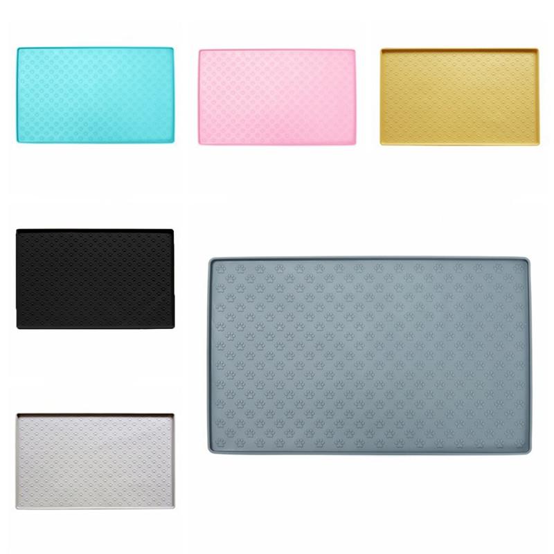 Ptlom Pet Placemat для собак и кошек Коврик для домашних животных для предотвращения перелива еды и воды Подходит для маленьких, средних и больших домашних животных